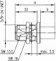 TG N-Kabeleinbaubuchse       J01021A0092 