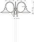 TRILUX 09310/3/76-II Mastaufsatz 2930300 