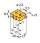 TURCK Induktiver Sensor NI2-Q6,5-AP6/S34 