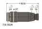 Turck 7/8 Rundsteck-       BS4151-0/13.5 