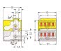 WAGO 243-212 4-Leiter-Buchsenklemme,PUSH 