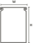 Hellermann HTWD-HF-40x100-PC/ABS-GY (20) 