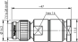 TG TNC-Stecker Löt/Klemm 75  J01012A0001 