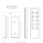 EVN RGB+W-Funkhandsender -    EFDHS1RGBW 