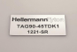 Hellermann TAG100-70TDK1-1221S Etiketten 