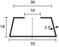 Hellermann DELTA-3AD-ST-ML 35x15 ungel. 