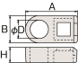 Hellermann CL8-PA66-NA(100) Befestigungs 