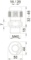 OBO V-TEC VM LM40 MS Kabelverschraubung 