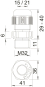 OBO V-TEC VM32 MS Kabelverschraubung M32 