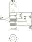 OBO V-TEC PG13 MS Kabelverschraubung 