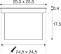 SLV DASAR LED SQUARE              229381 