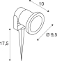 SLV NAUTILUS SPIKE Gartenstrahler 227418 