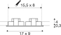 SLV NEW TRIA II LED DL SQUARE Set 113891 