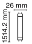 Radium LLp             NL-T8 58W/830/G13 