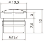 WAGO 756-8102 M12-Schutzkappe,für 