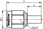 TG SMA-KABELSTECKER AU RG    J01150A0011 