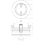 EVN Halogen-Einbauleuchte konvex  753913 