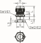 OBO V-TEC VM25+ OR Kabelverschraubung m. 