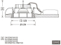 LTS Einbaustrahler CSA  CSALP 60.1030.25 