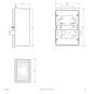 EVN LED-Wandle. Up+Down IP54 C54152502RE 