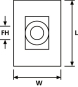 Hellermann LKC-PA66-BK(100) Befestigungs 