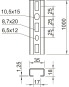 OBO CML3518P1000A2 Profilschiene gelocht 