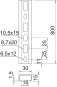 OBO CM3015P0800FT Profilschiene gelocht 