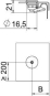 OBO DRL H S A2 Drehriegel f.Deckel A2 1. 