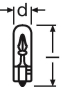 OSR Fahrzeuglampe 1,2W 24V W2X4,6D  2741 