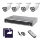 INDEXA DVR 4-Kanal + 4x        VA138 SET 