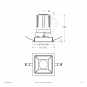 EVN LED Deckeneinbau ws F03R11SM1830L15D 