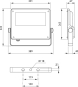 Philips Coreline  BVP125 LED120-4S/730 A 