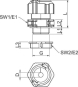 OBO V-TEC TB25 06-09 Kabelverschraubung 