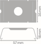 LEDV TRUSYS PFM SURFACE CLIP 