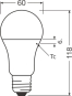 LEDV LED Bulb 13-100W/840 1521lm 