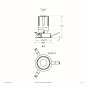 EVN LED Deckeneinbau ws F01R14SM1327L15D 