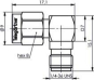 TG SMA-Winkelkupplung AU (M- J01154A0021 