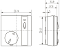 THEB Raumthermostat elektronisch RAM714A 