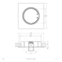 EVN Einbauleuchte quadratisch     646001 