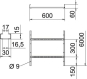 OBO LG 660 VS6 A4 Kabelleiter gelocht m. 