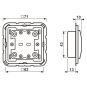 Jung KNX Taster Universal 2f LSCD10921ST 