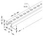 Niedax Ankerschiene C-Profil  2986/2 FKL 