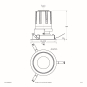 EVN LED Deckeneinbau ws F01R11SM3830L38P 