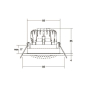 Brumberg LED-Einbaustrahler   40484173AB 