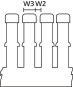 Hellermann HTWD-HF-40x100-PC/ABS-GY (20) 