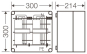 HENS Mi-Verteiler 250A mit 2     Mi 6203 