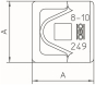 OBO 249 8-10 ALU-OT Schnellverbinder RD 