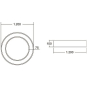 Brumberg LED-Anbau-Ringl.       13573163 