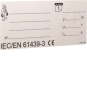 Hager Typenschild IEC / EN       VZ123CE 