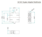 EFB Kupplung SC/SC-Duplex OM3 MM 53356.1 